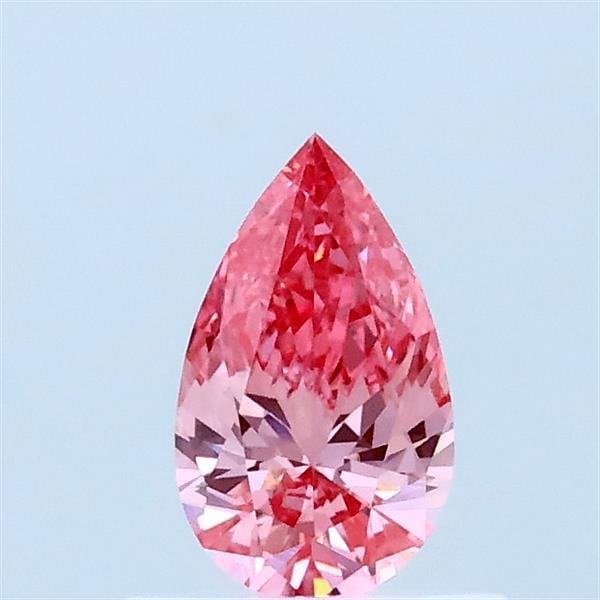 0.35 Ct. Fancy Vivid Pink Pear Lab Grown Diamond