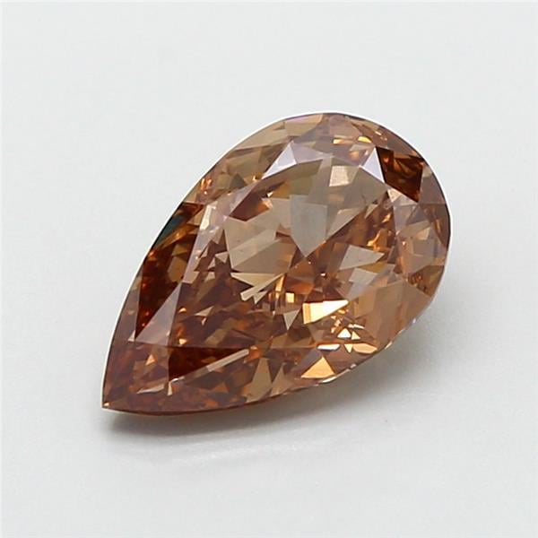 1.51 Ct. Fancy Light Brown Pear Lab Grown Diamond