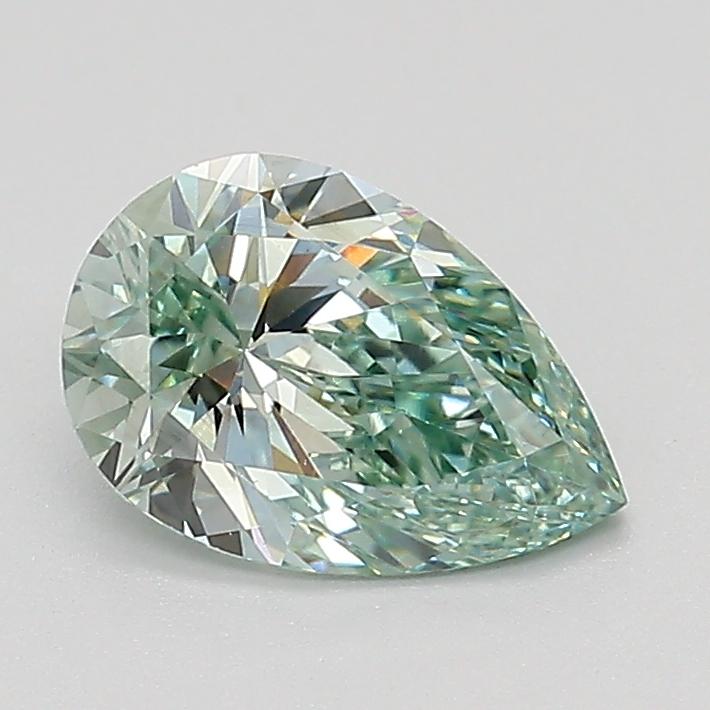 0.94 Ct. Fancy Intense Green Pear Lab Grown Diamond