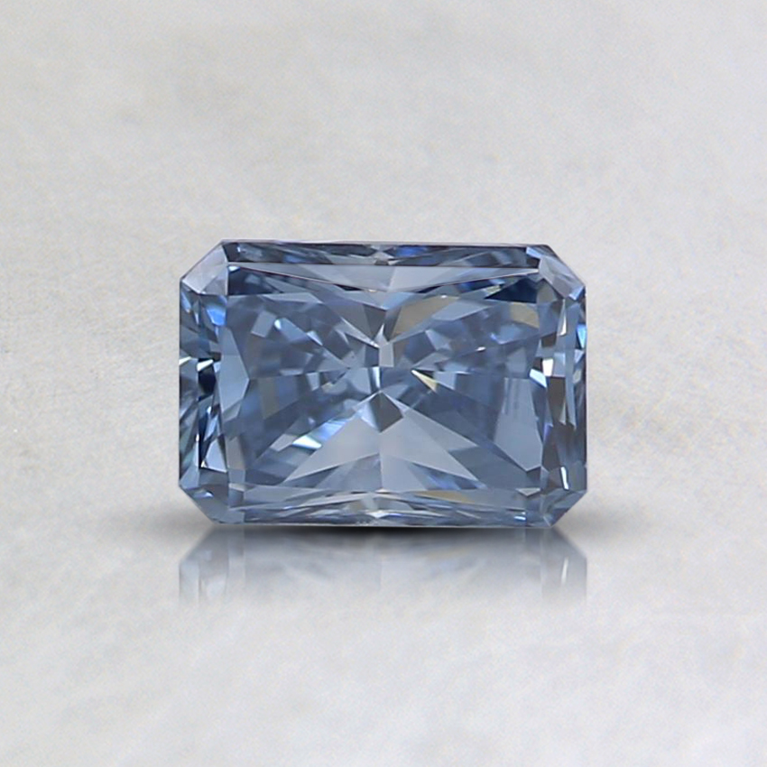 0.49 Ct. Fancy Intense Blue Radiant Lab Grown Diamond