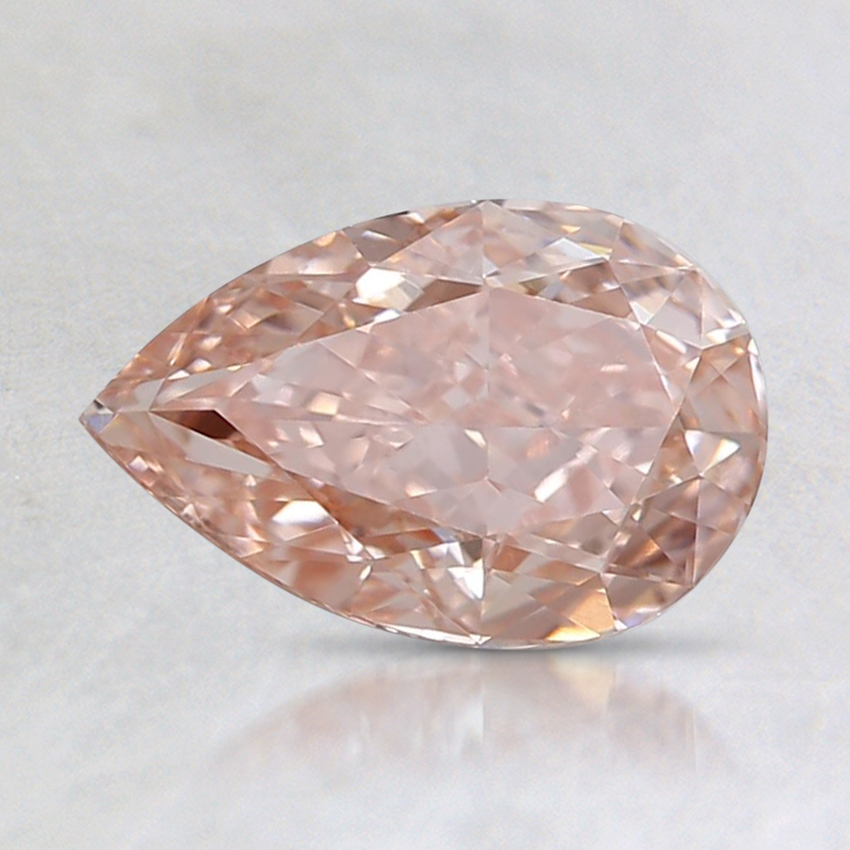 1.05 Ct. Fancy Intense Orange-Pink Pear Lab Created Diamond