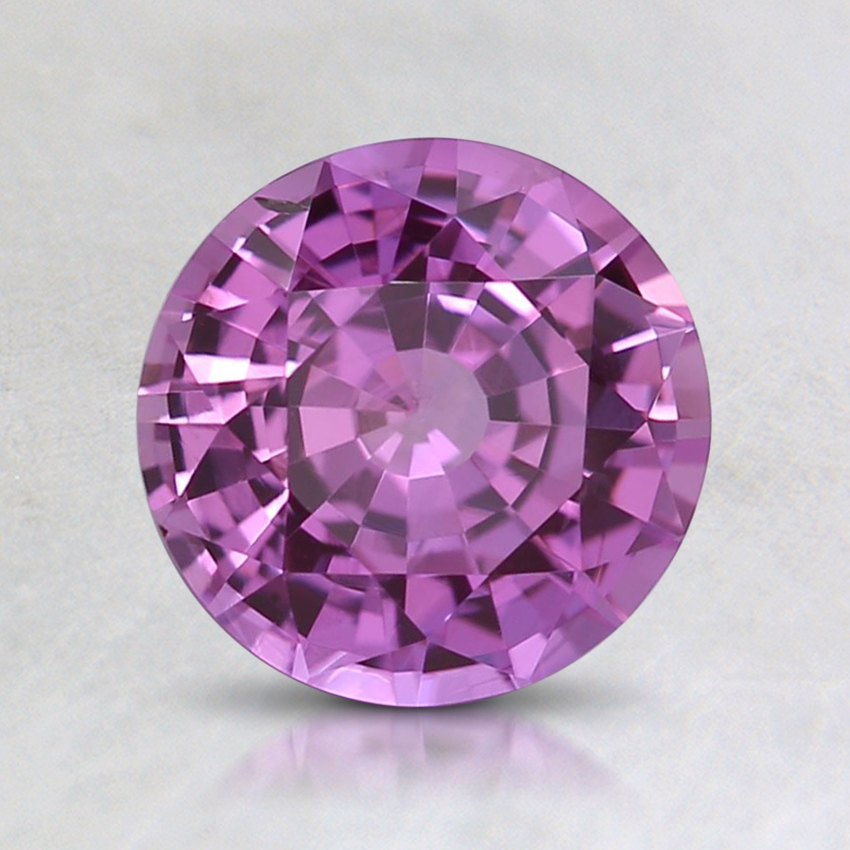 6.9mm Premium Pink Round Sapphire