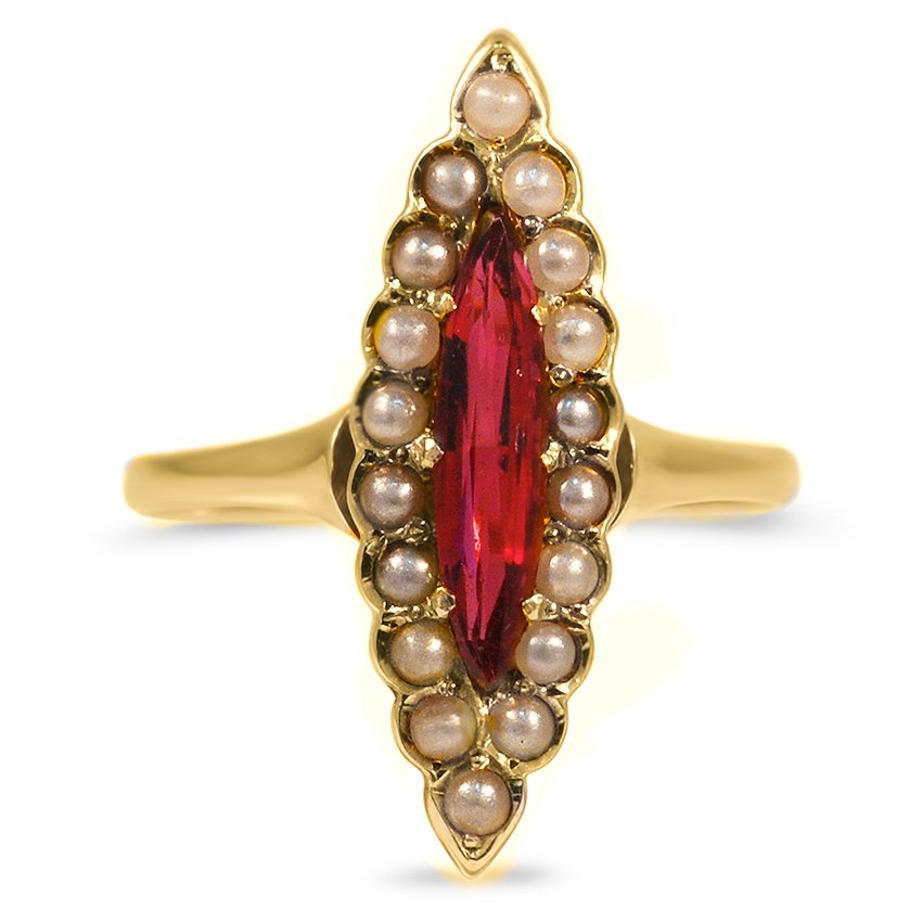 Victorian Sapphire Vintage Ring