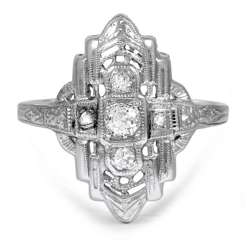 Art Deco Diamond Vintage Ring