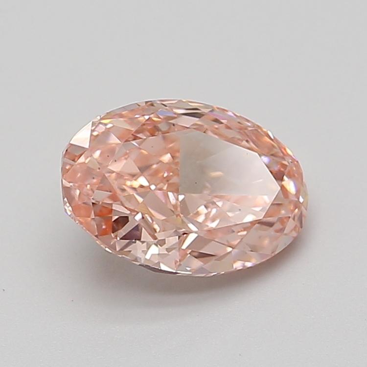 2.09 Ct. Fancy Vivid Pink Oval Lab Grown Diamond