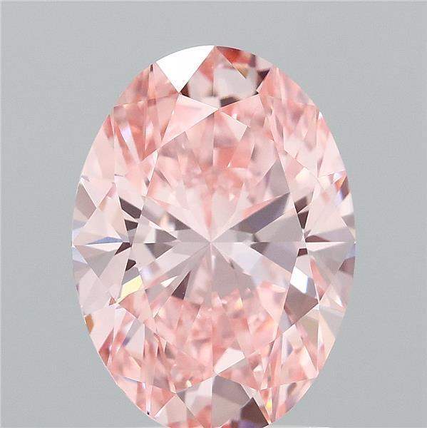 2.03 Ct. Fancy Vivid Pink Oval Lab Grown Diamond