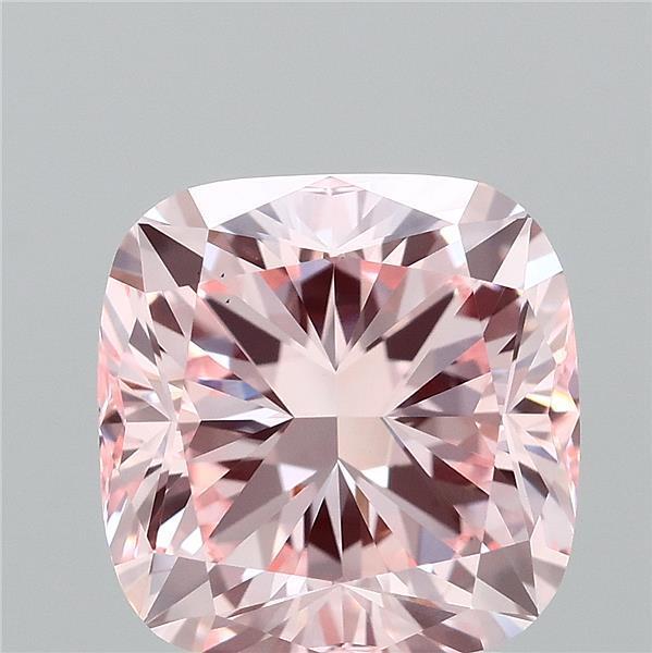 2.33 Ct. Fancy Intense Pink Cushion Lab Grown Diamond