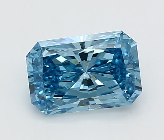 1.50 Ct. Fancy Vivid  Blue Radiant Lab Grown Diamond
