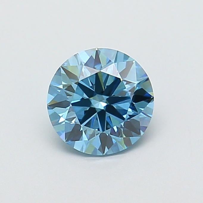 1.07 Ct. Fancy Vivid  Blue Round Lab Grown Diamond