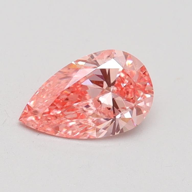 0.52 Ct. Fancy Vivid Pink Pear Lab Grown Diamond