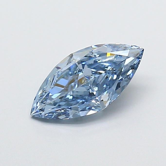 1.18 Ct. Fancy Vivid  Blue Marquise Lab Grown Diamond