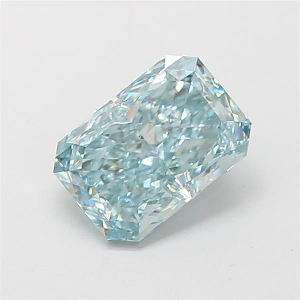 1.39 Ct. Fancy Intense Blue Radiant Lab Grown Diamond