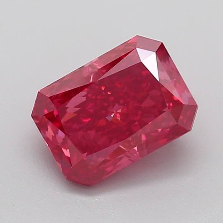 3.03 Ct. Fancy Vivid  Pink Radiant Lab Grown Diamond