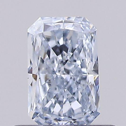 0.54 Ct. Fancy Blue Radiant Lab Grown Diamond