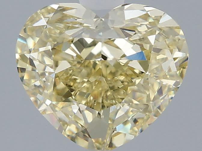 2.52 Ct. Fancy Yellow Heart Lab Grown Diamond
