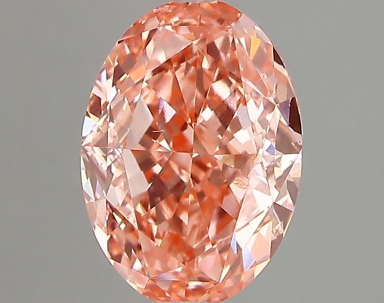 1.70 Ct. Fancy Pink Oval Lab Grown Diamond
