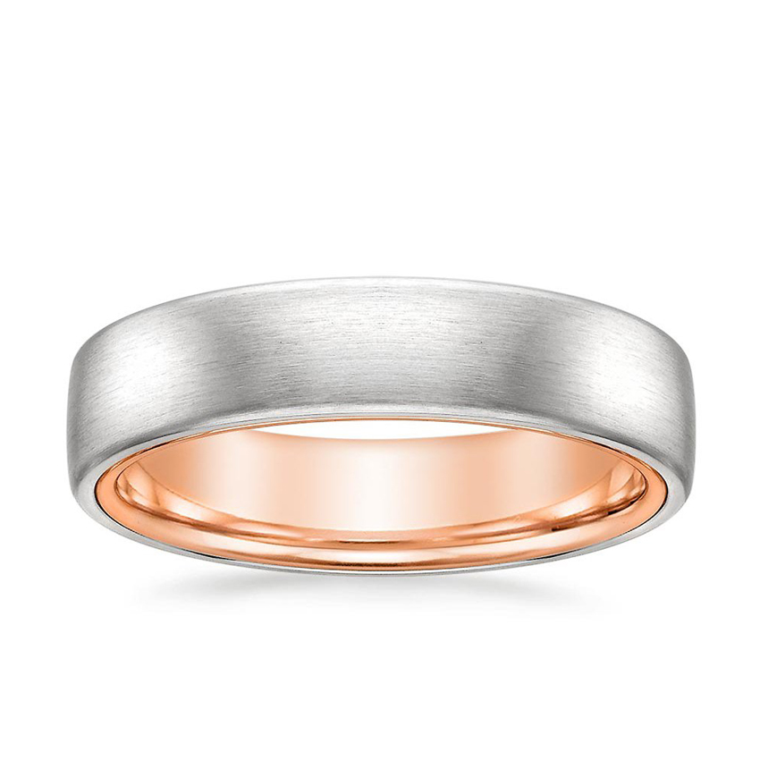 14K Rose Gold Ember 5mm Wedding Ring