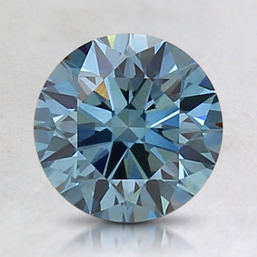 1.58 Ct. Fancy Intense Blue Round Lab Grown Diamond