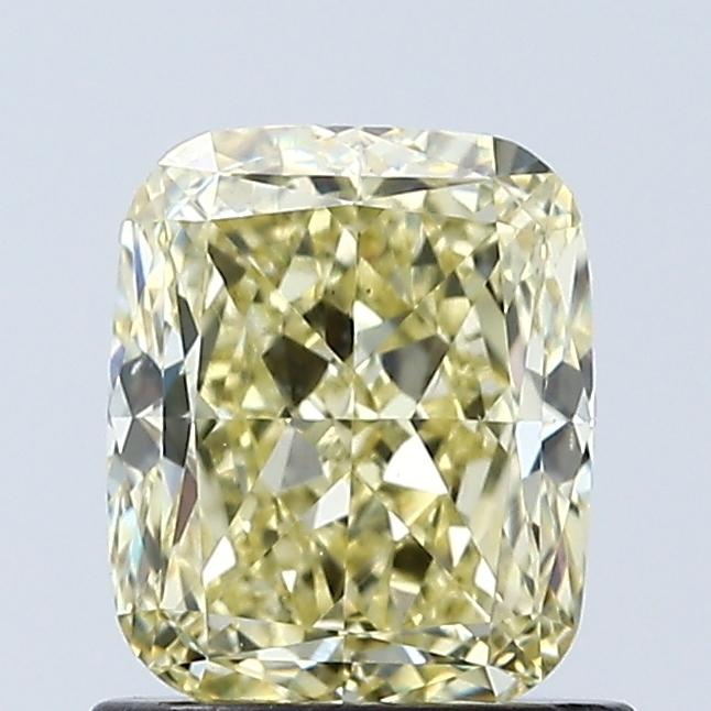 1.06 Ct. Fancy Intense Yellow Cushion Lab Grown Diamond