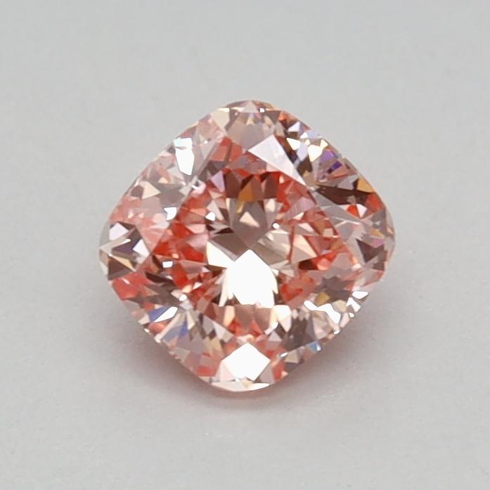0.43 Ct. Fancy Intense Pink Cushion Lab Grown Diamond