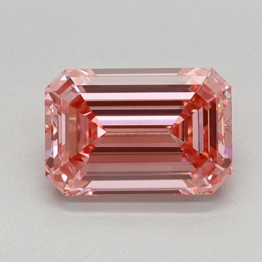 1.13 Ct. Fancy Vivid Pink Emerald Lab Grown Diamond