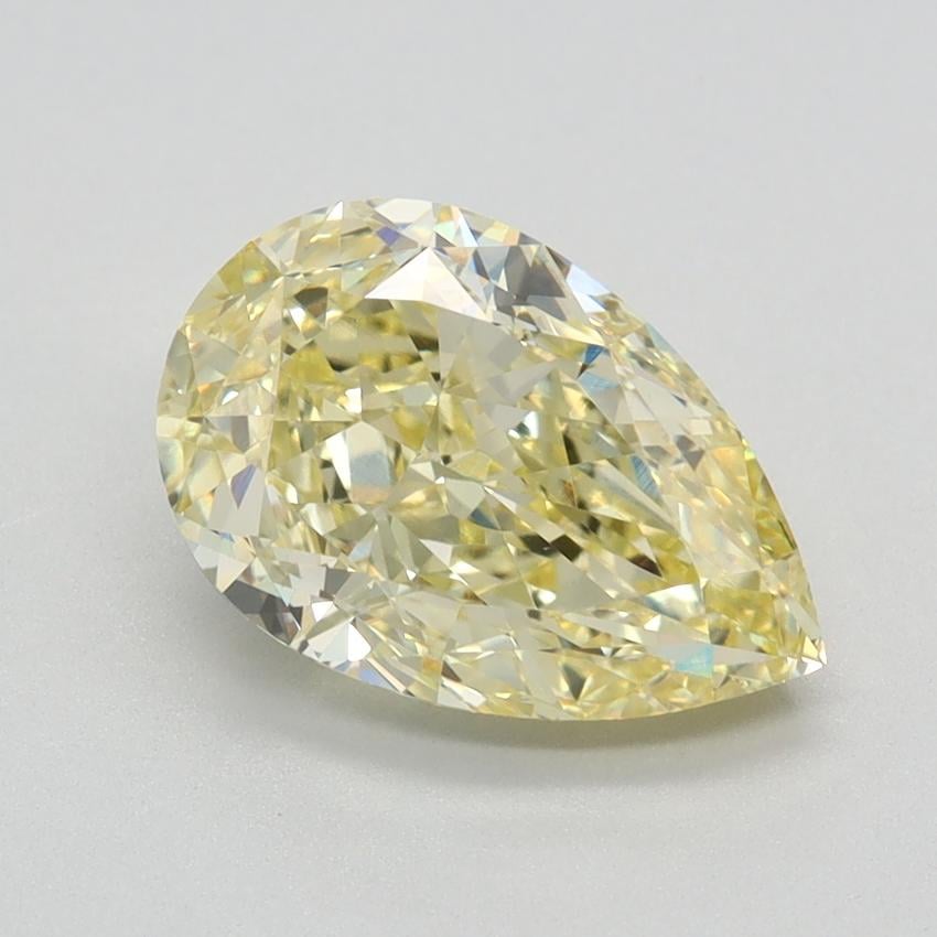 2.23 Ct. Fancy Intense Yellow Pear Lab Grown Diamond