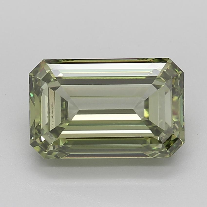 4.51 Ct. Fancy Viivd Green Emerald Lab Grown Diamond