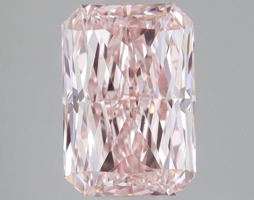 2.07 Ct. Fancy Intense Pink Radiant Lab Grown Diamond