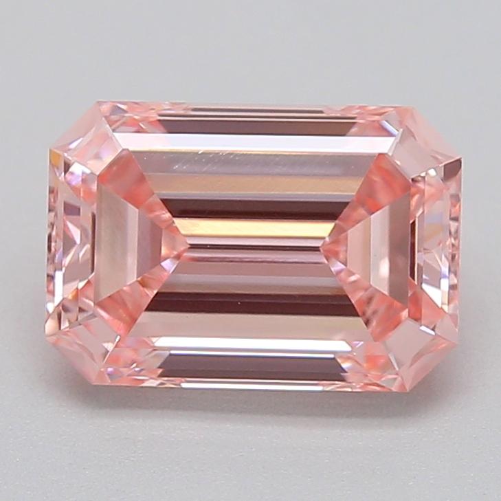 1.06 Ct. Fancy Vivid  Pink Emerald Lab Grown Diamond