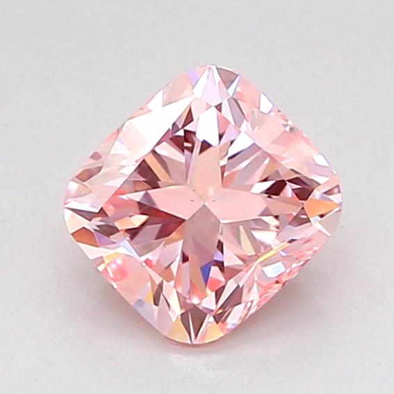 1.00 Ct. Fancy Intense Pink Cushion Lab Grown Diamond