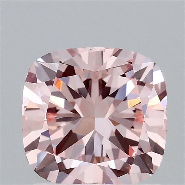 1.39 Ct. Fancy Intense  Pink Cushion Lab Grown Diamond