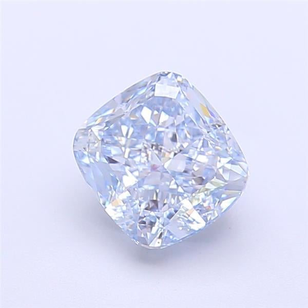 1.50 Ct. Fancy Intense  Blue Cushion Lab Grown Diamond