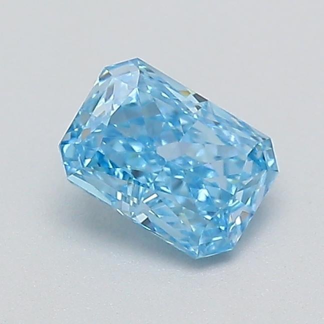 0.29 Ct. Fancy Vivid  Blue Radiant Lab Grown Diamond