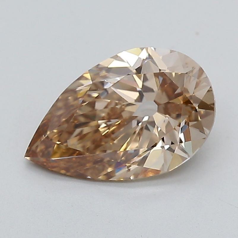2.03 Ct. Light  Brown Pear Lab Grown Diamond