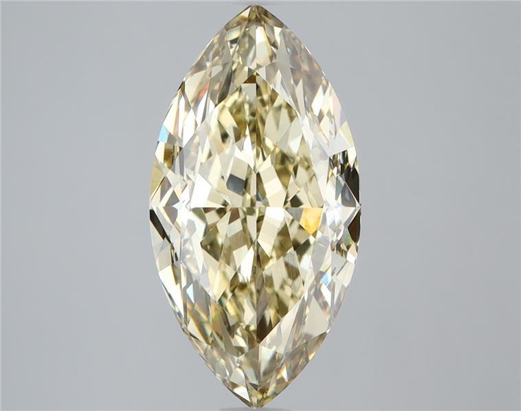4.01 Ct. Fancy Yellow Marquise Lab Grown Diamond