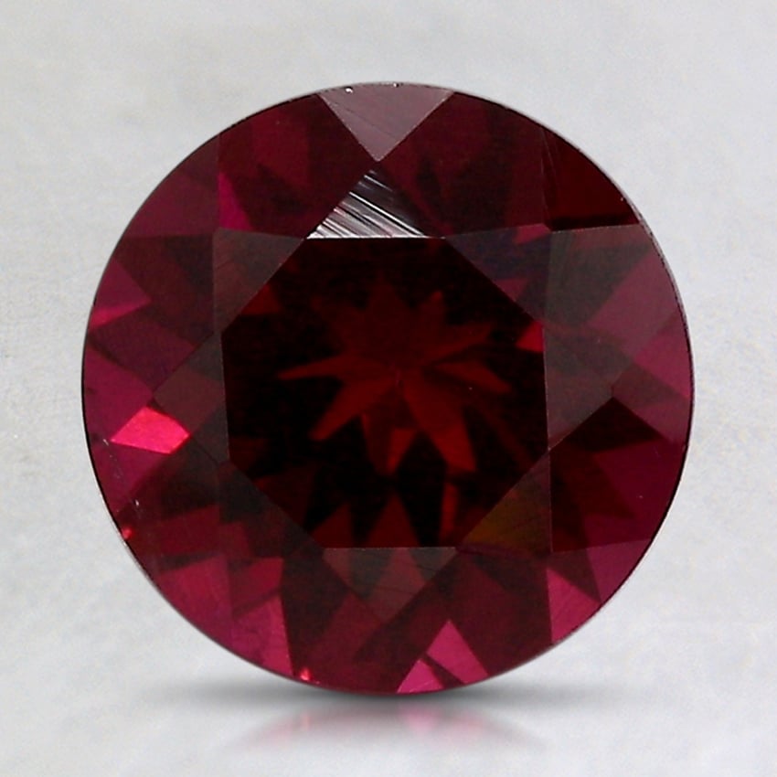 8.6mm Unheated Red Round Rhodolite Garnet