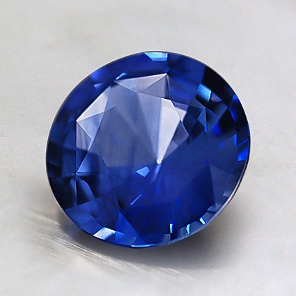 7.5mm Blue Round Sapphire