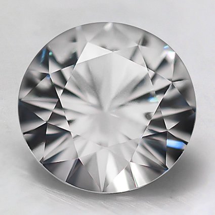 8mm White Round Sapphire | SWSL8.0RD3