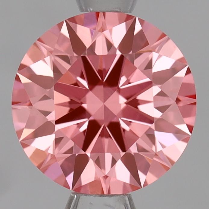 1.07 Ct. Fancy Vivid Pink Round Lab Grown Diamond