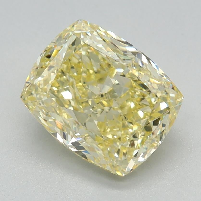 1.59 Ct. Fancy Intense Yellow Cushion Lab Grown Diamond