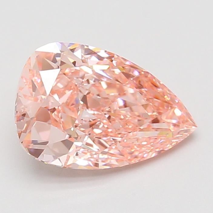 2.40 Ct. Fancy Vivid Pink Pear Lab Grown Diamond