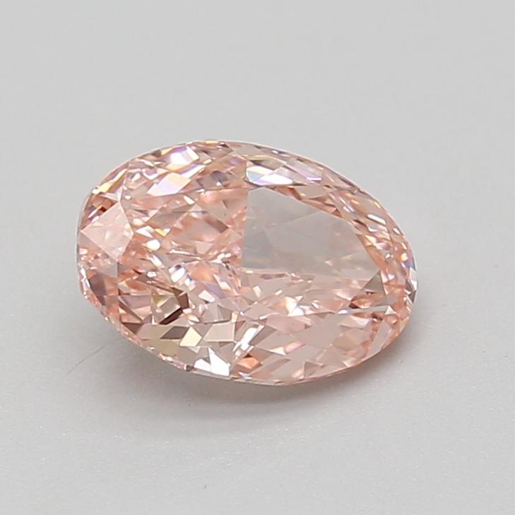 1.51 Ct. Fancy Vivid Pink Oval Lab Grown Diamond