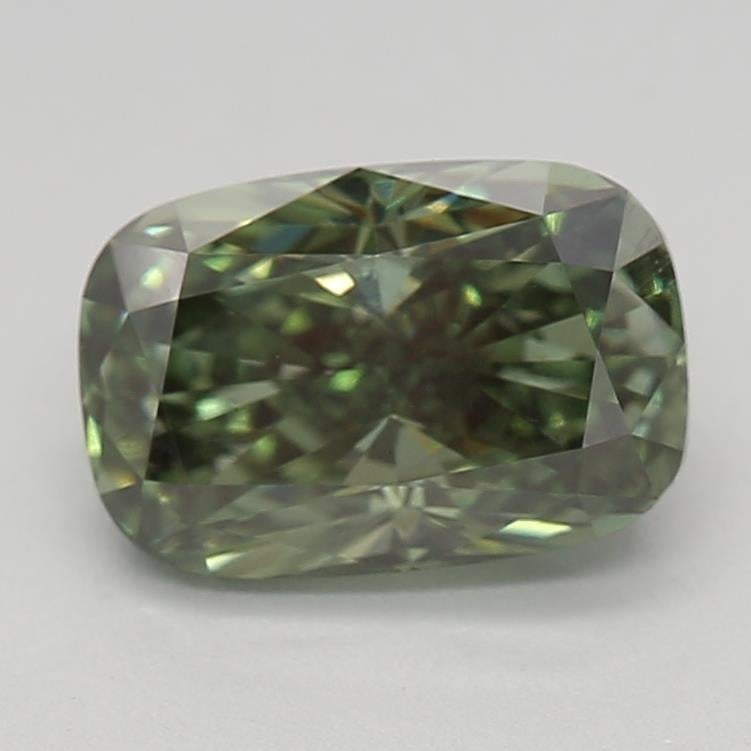 0.82 Ct. Fancy Deep Orange Cushion Lab Grown Diamond