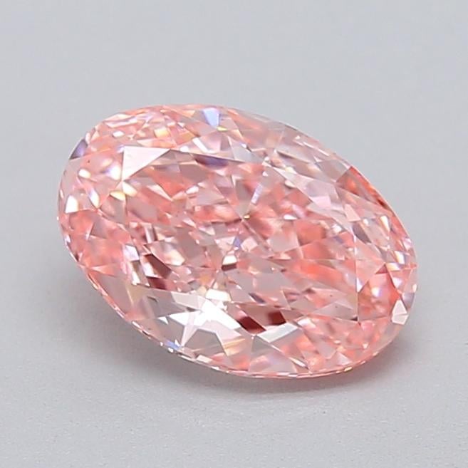 1.09 Ct. Fancy Vivid  Pink Oval Lab Grown Diamond
