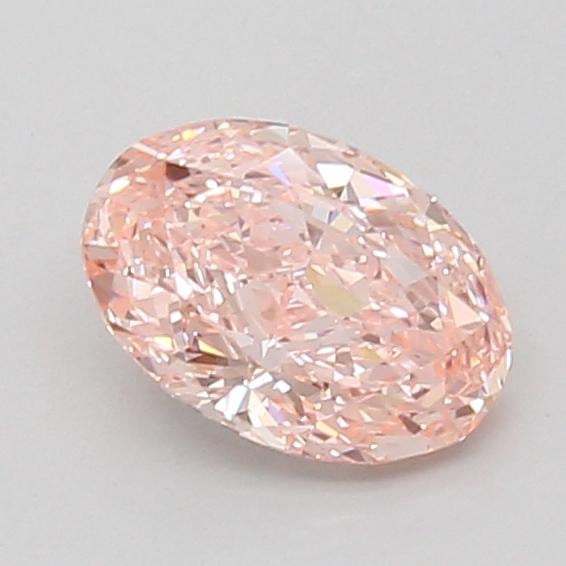 1.09 Ct. Fancy Vivid Pink Oval Lab Grown Diamond