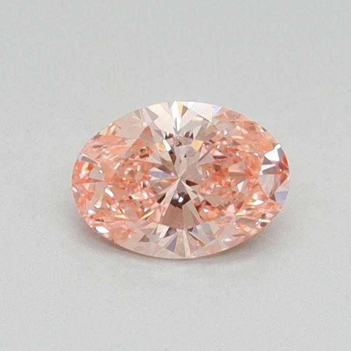 0.40 Ct. Fancy Vivid Pink Oval Lab Grown Diamond