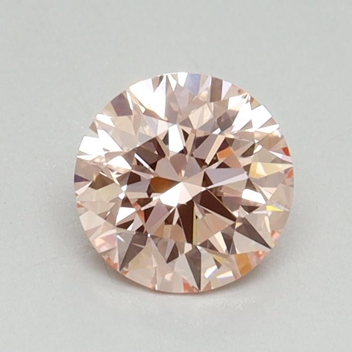 0.78 Ct. Fancy Intense Pink Round Lab Grown Diamond
