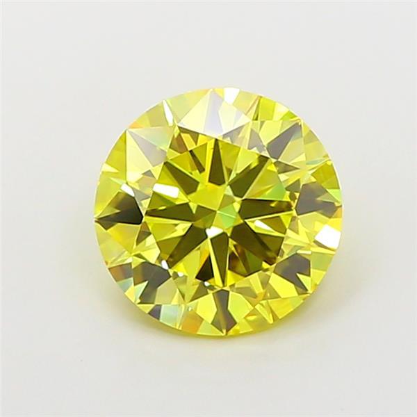 1.86 Ct. Fancy Vivid  Yellow Round Lab Grown Diamond
