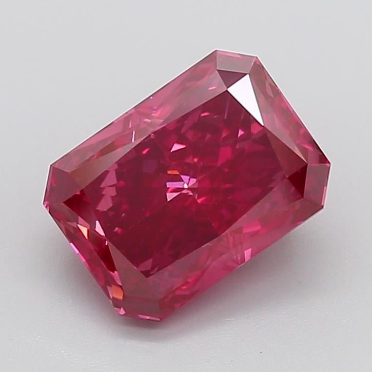 5.10 Ct. Fancy Vivid  Pink Radiant Lab Grown Diamond