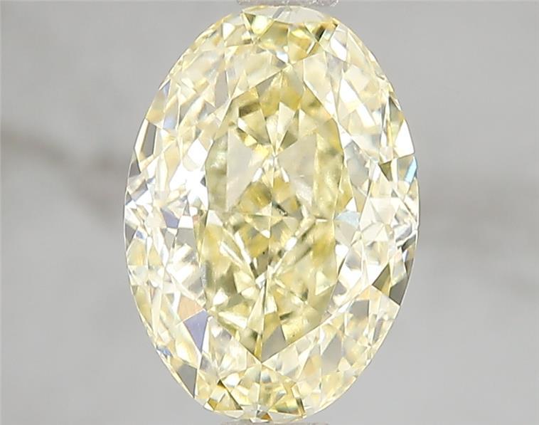 3.05 Ct. Fancy Intense Yellow Oval Lab Grown Diamond